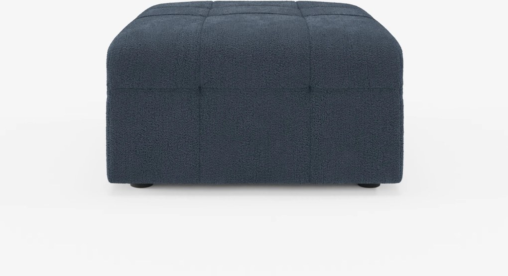 Mosaic pouf e modulo in bouclé - 96x77 cm design capitonné in tessuto smacchiabile T21