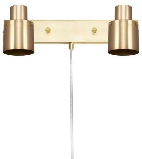 Clark 2 Applique Da Parete Ottone Spazzolato - Globen Lighting