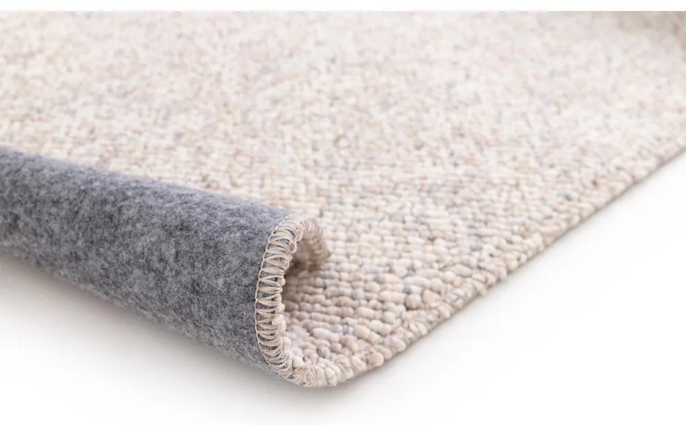 Tappeto crema 160x230 cm Petra Liso - Universal