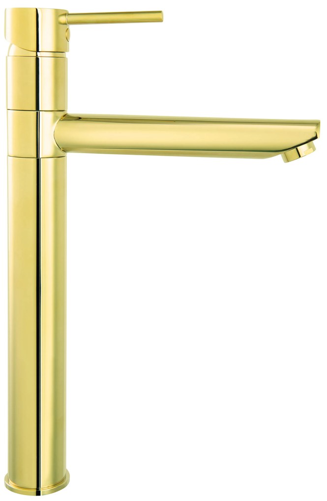 Ferro Fiesta Gold rubinetto per lavabo verticale oro BFI2LG