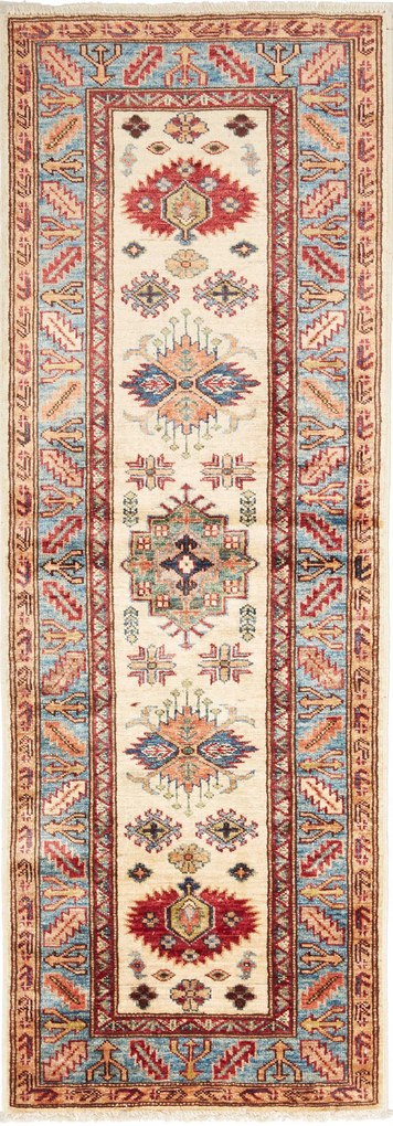 Kazak Tappeto 170x60 Beige (Pakistan) Annodato A Mano