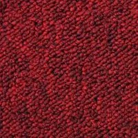 20 Quadrotte di Moquette 50x50cm Colore Rosso Scarlatto 5mq Dure per Casa Uffici