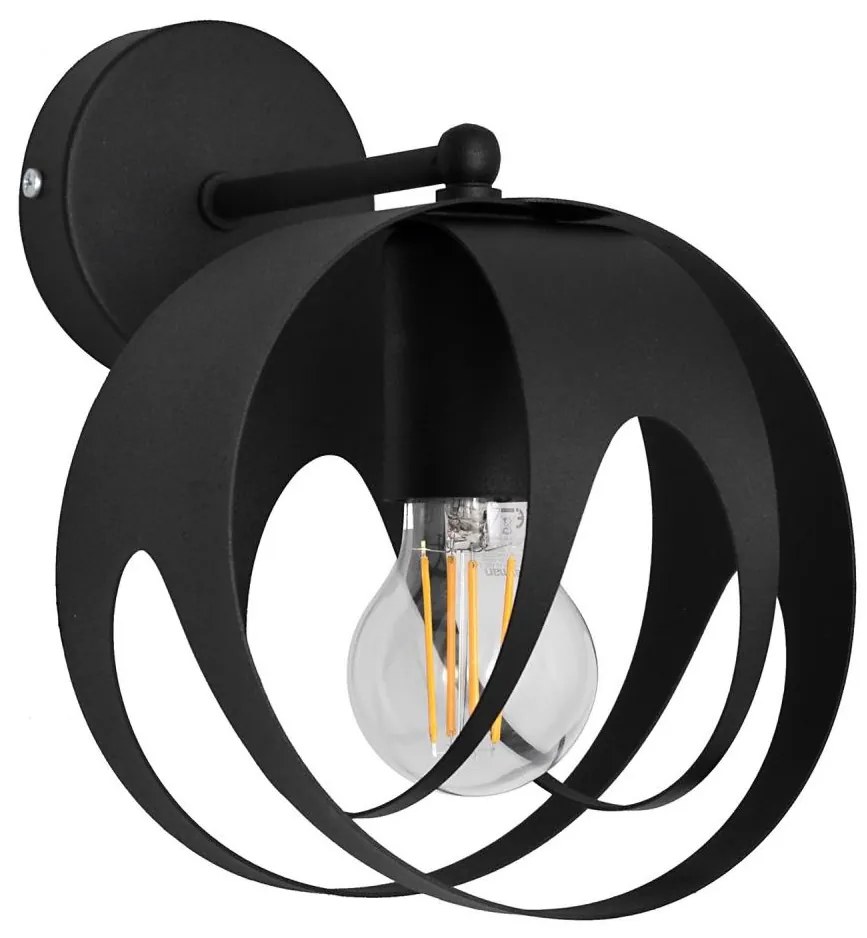 Applique MOONLIGHT 1xE27/15W/230V nero