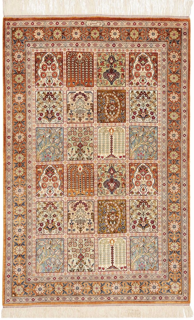 Ghom Tappeto 120 x 80 (Iran) Annodato A Mano