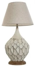 Lampada da tavolo Home ESPRIT Bianco Metallo 50 W 220 V 40 x 40 x 81 cm