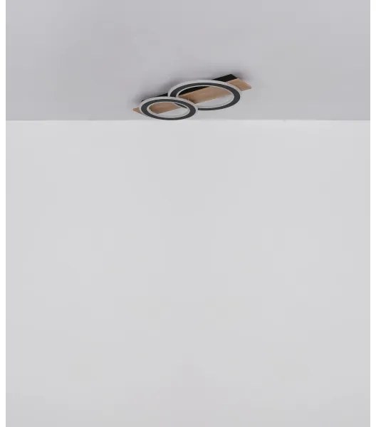 Globo 48038-40 - Plafoniera LED JAYDEN LED/40W/230V marrone