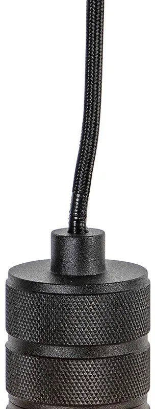 Lampada a sospensione moderna nera - Cavalux