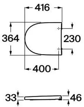 Roca A8012AC00B - Sedile WC SoftClose MERIDIAN Supralit/bianco