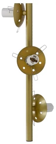 Lampadario a sospensione con filo DUO 3xE14/40W/230V oro/nero