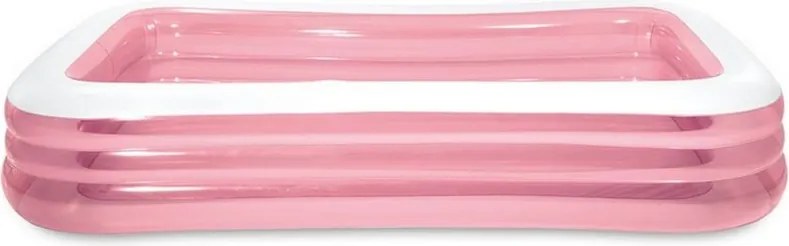 1PZ PISCINA GONFIABILE FAMILY PINK cm. 305x183x56 h (lt. 1.020)