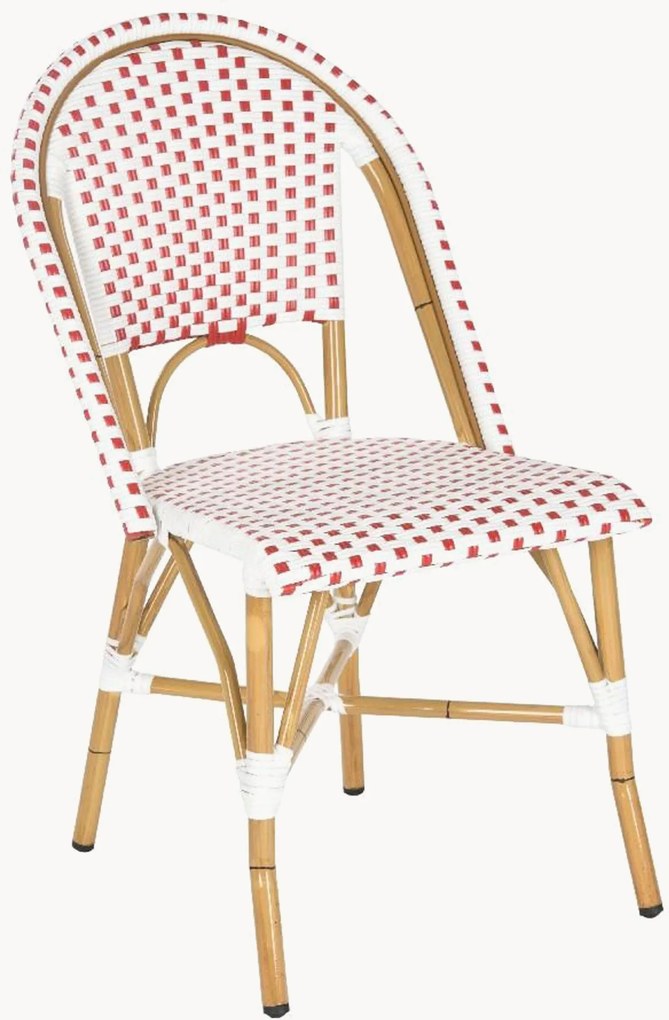 Set di 2 sedie da pranzo impilabili per esterno Salcha