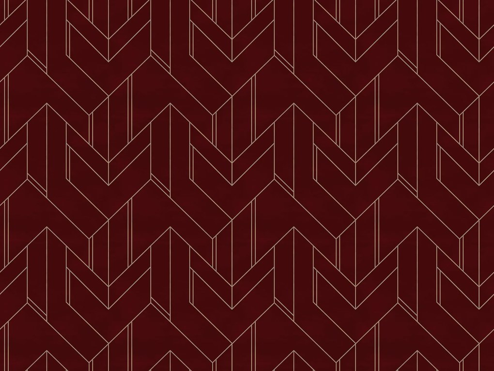 Geometrica cuscini decoro in velluto Impermeabile disponibile in diverse colorazioni rosso