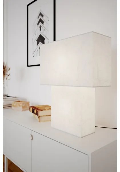 ByRydens 4024610-5000 - Lampada da tavolo iSQUARE 1xE27/8W/230V bianca