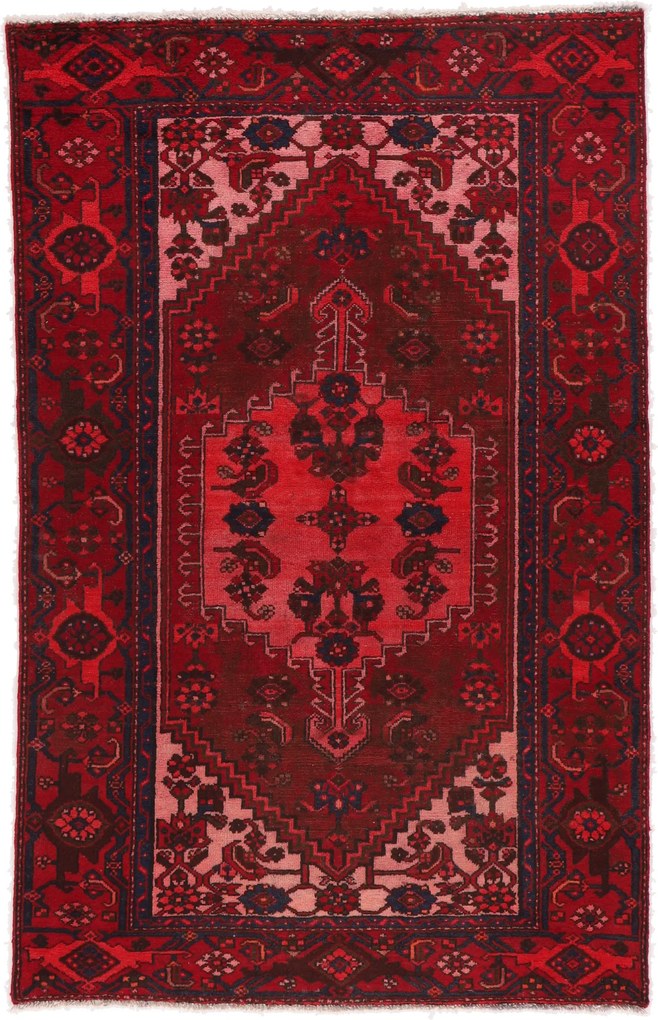Hamedan Tappeto 200x130 (Iran) Annodato A Mano