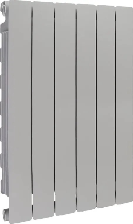 Termosifone in alluminio 6 elementi interasse 700 mm PRODIGE MODERN silver