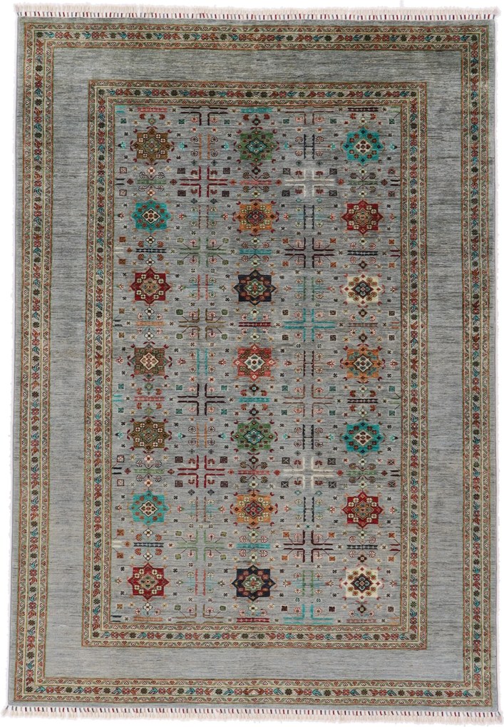 Samarkand Tappeto 210 x 290 (Afghanistan) Annodato A Mano