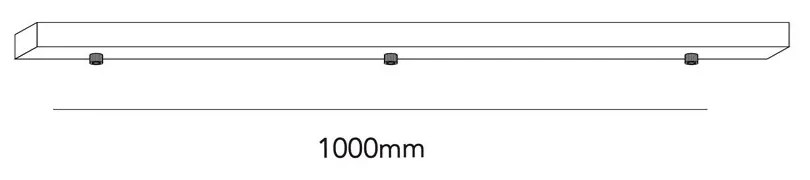 Light Point - Ceiling Base L1000/3 Lampade a Sospensione White LIGHT-POINT