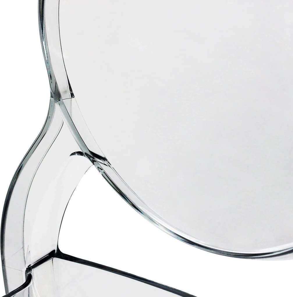 MELODIE - sedia moderna in policarbonato trasparente