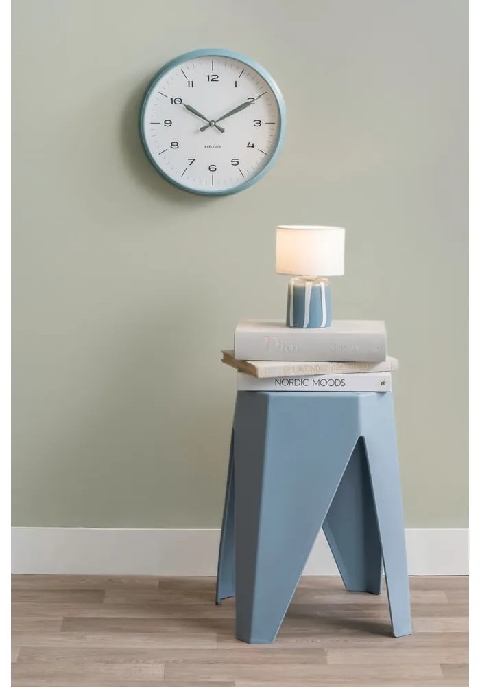 Sgabello blu in plastica Cherish – Leitmotiv