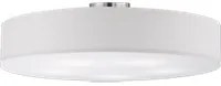 Plafoniera Soffitto Interno Tonda 10W 5 Luci Diffusore Tessuto Bianco GD Trio