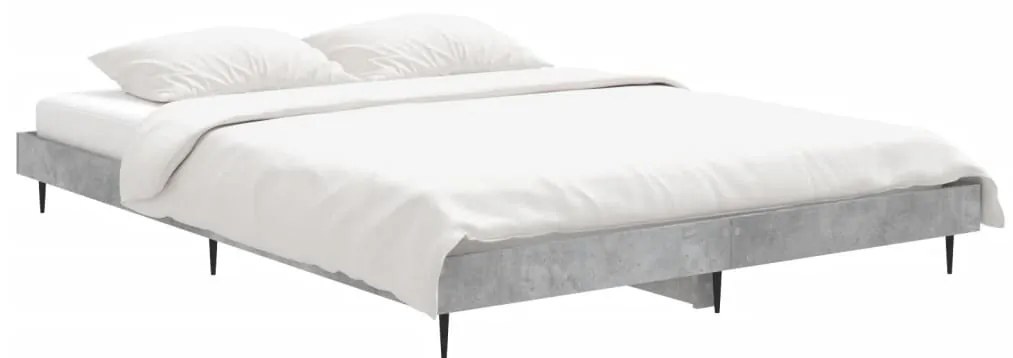 Giroletto grigio cemento 135x190 cm in legno multistrato