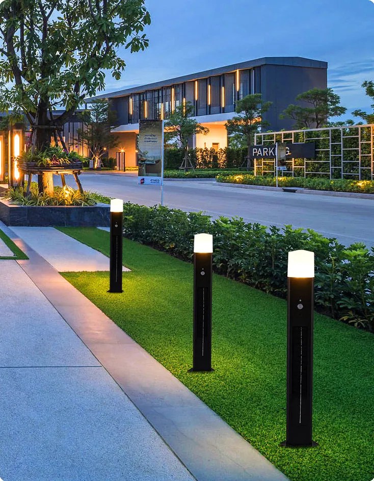 Lampioncino Solare per Giardino 500 Lumen "LMS-G18" - Paletto led