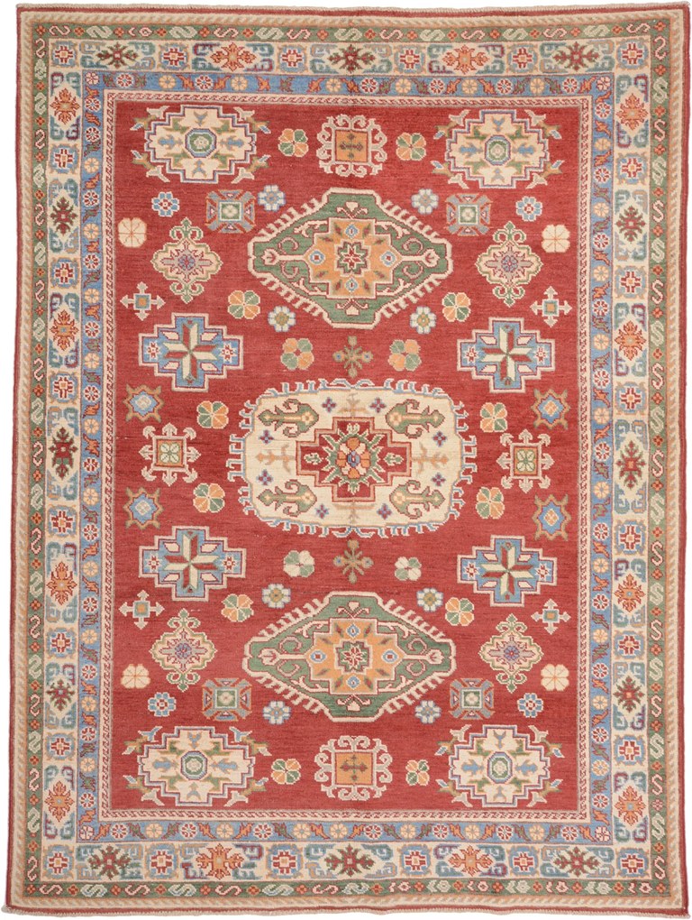 Kazak Tappeto 150x200 (Pakistan) Annodato A Mano