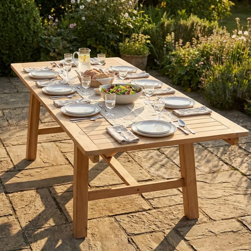 ORATOR - tavolo da giardino allungabile in teak