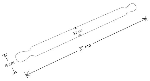 Spianatoia in legno per impasti tradizionali senza bordo con mattarello 65x45 cm
