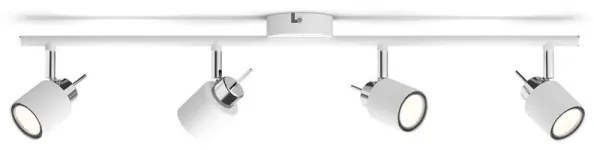 Philips - Faretto MERANTI 4xGU10/35W/230V bianco