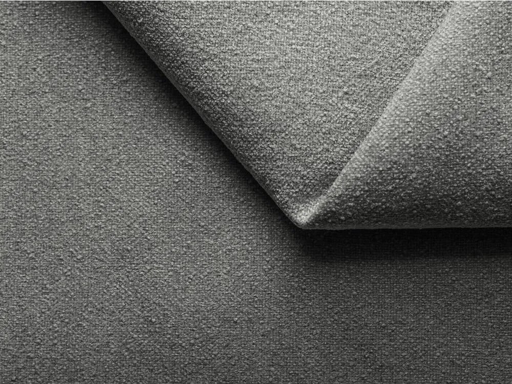 Divano componibile grigio con rivestimento in bouclé 190 cm Ailani – Makamii