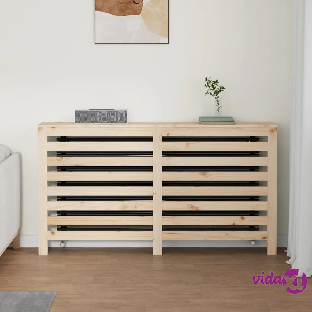 vidaXL Copertura Termosifone 153x19x84 cm in Legno Massello di Pino