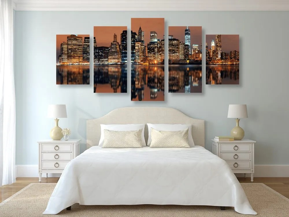 Quadri 5 pezzi – Città di Manhattan
