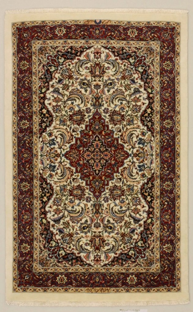 Isfahan Tappeto persiano 90x140 (Iran) Annodato A Mano