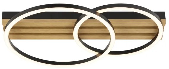 Brilliant - Plafoniera dimmerabile a LED CALMA LED/21W/230V, nero