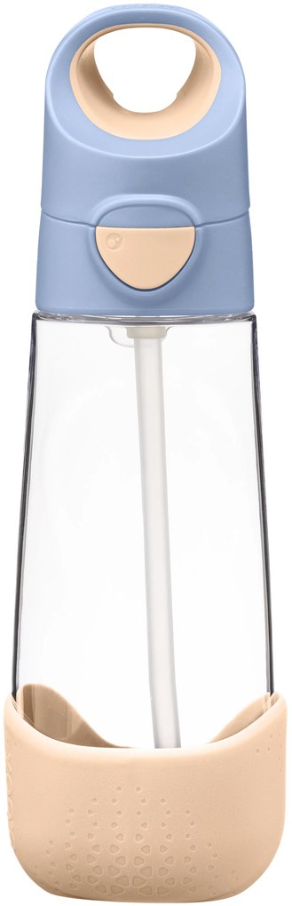 Bottiglia con cannuccia 600 ml – color pesca