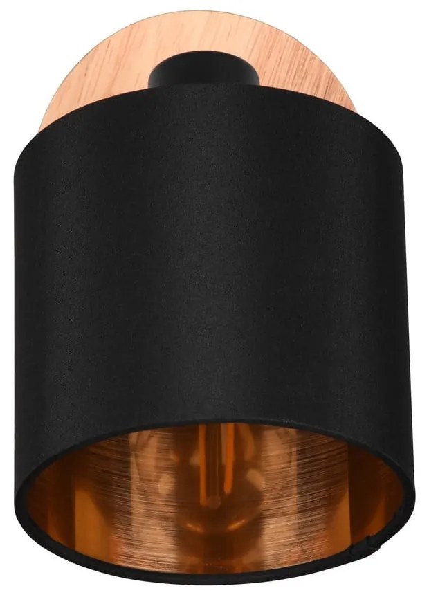 Faretto nero/di colore naturale ø 12 cm Tommy – Reality