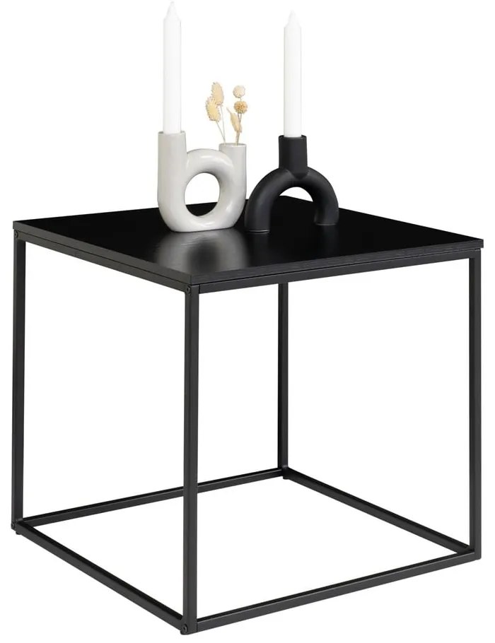 Tavolino nero , 45 x 45 cm Vita - House Nordic