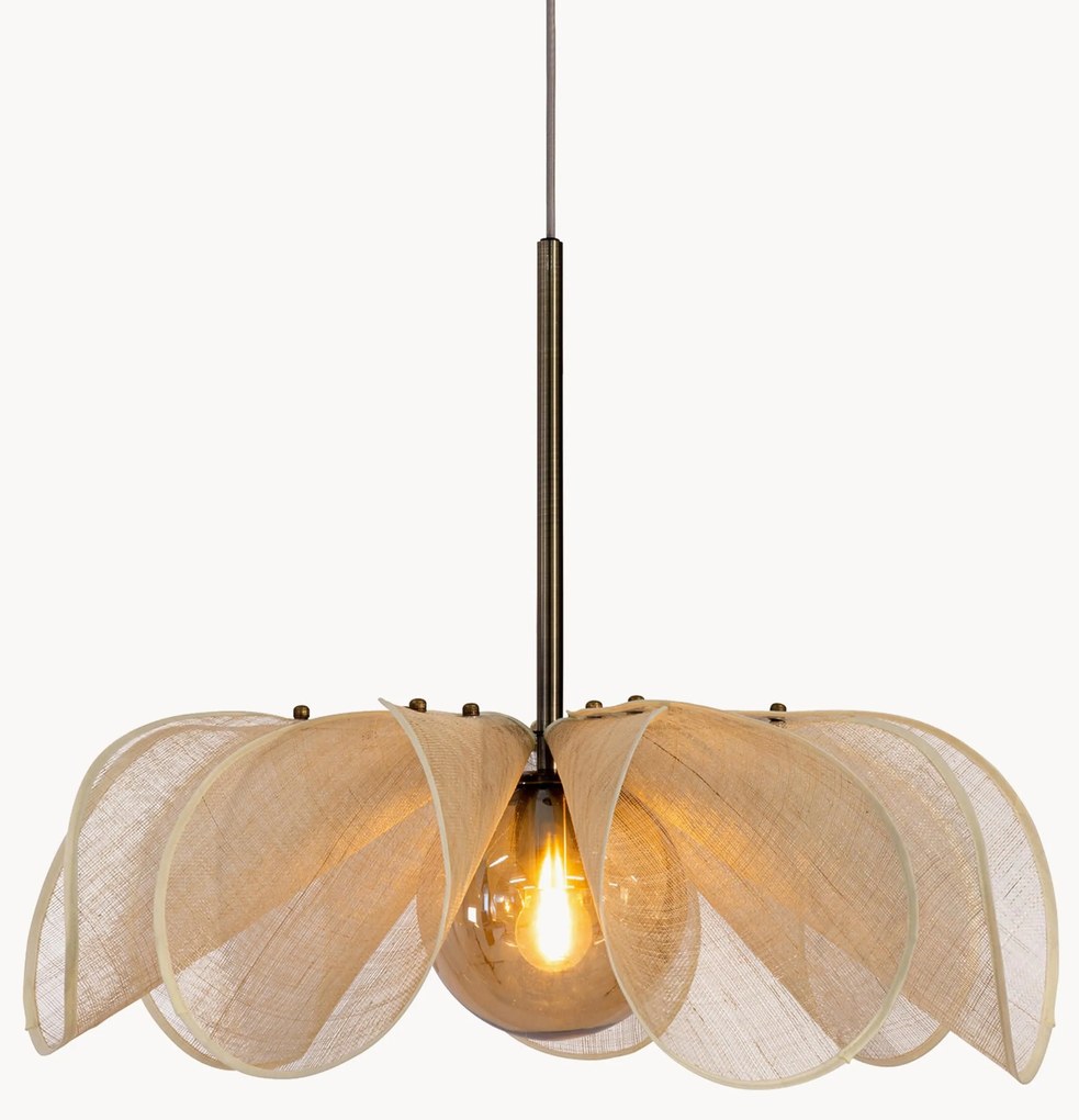 Lampada a sospensione grande in fibre di banana Styrka, varie misure