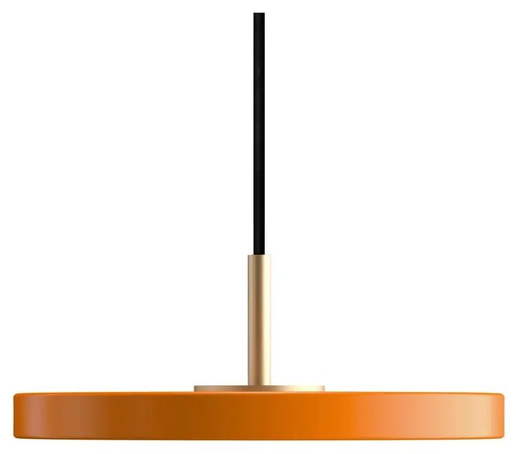 Lampada a sospensione LED arancione con paralume in metallo ø 15 cm Asteria Micro - UMAGE