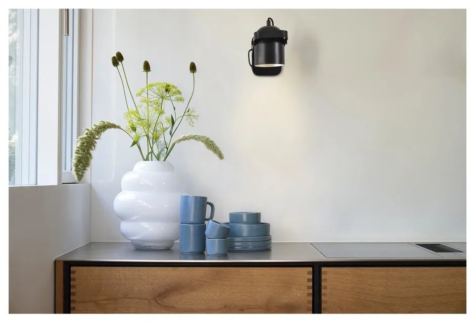 Lampada da parete nera Nesvik - Villa Collection