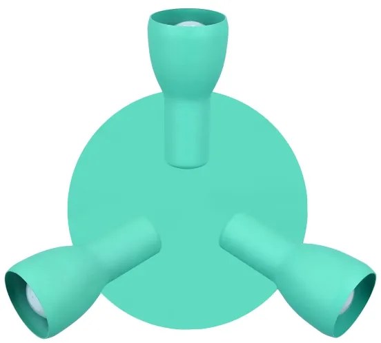 Luce Spot PICARDO 3xE14/40W/230V turchese