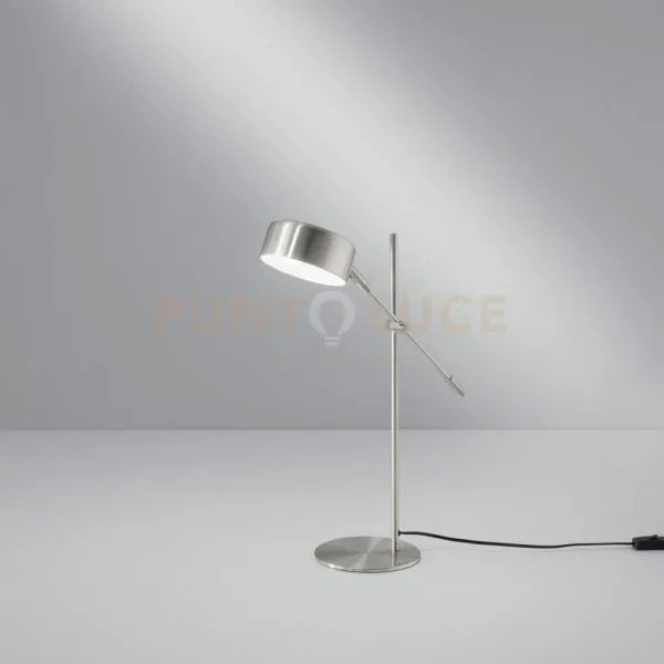 Lampada da tavolo eiffel orientabile nickel 1 luce attacco e14 42x1...