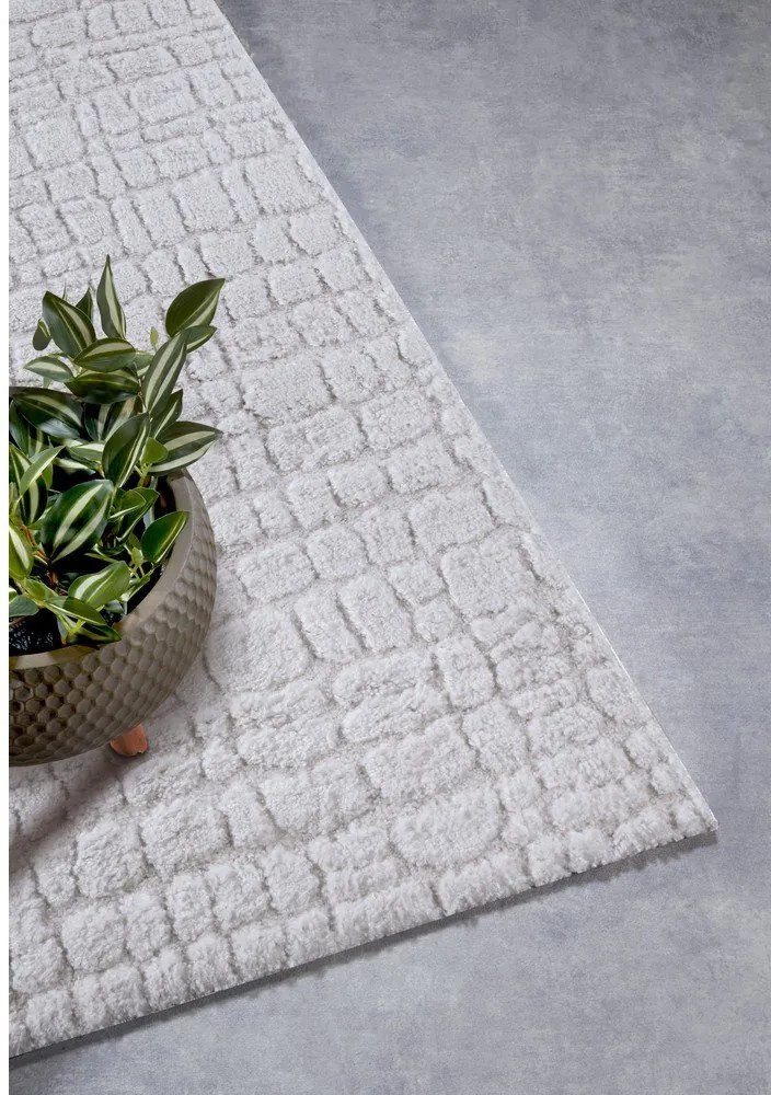 Passatoia color crema 80x240 cm Artistique Cream White - Elle Decoration