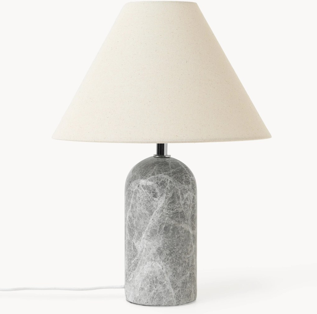 Lampada da tavolo con base in marmo Gia
