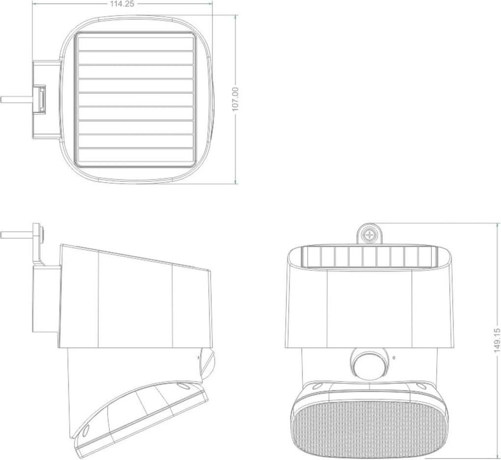 Lampada con Pannello Solare da esterno 2000 Lumen MARS2
