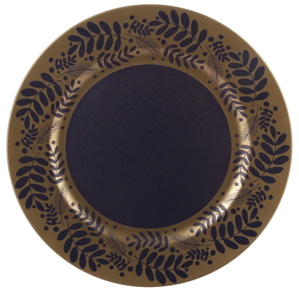 Sottopiatto Natale Vischio 33 cm in plastica