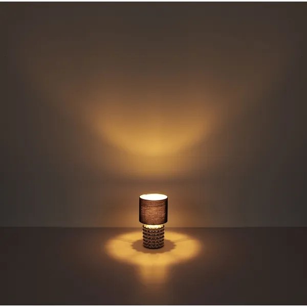 Globo 21626 - Lampada da tavolo VALENTINO 1xE14/40W/230V nero/oro