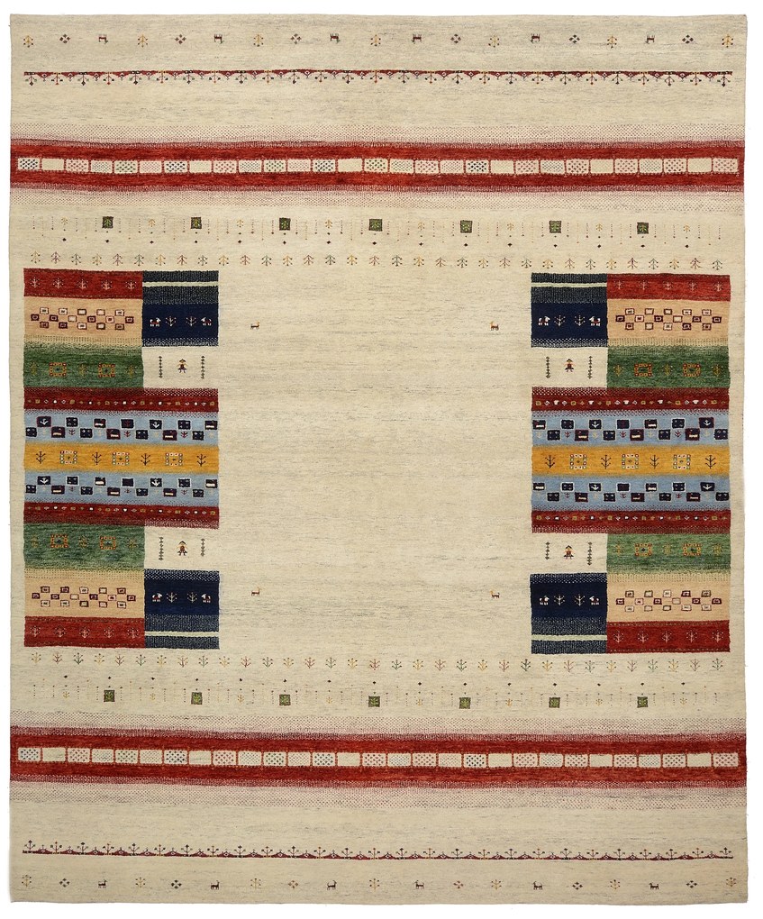 Loribaft Tappeto 250 x 300 (Indian) Annodato A Mano