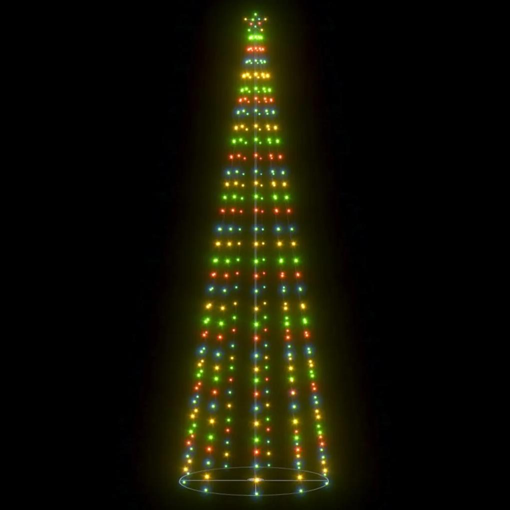 Albero di Natale a Cono con 330 LED Colorato 100x300 cm